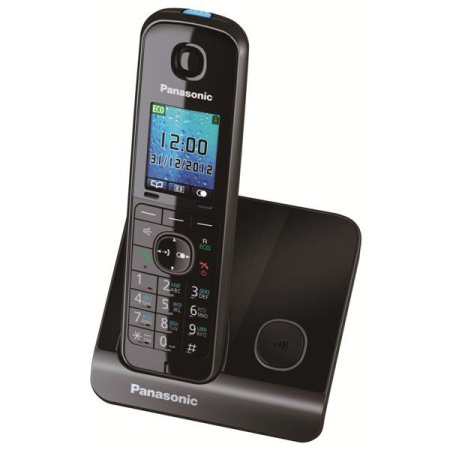 Panasonic KX-TG8151RUB, беспроводной DECT телефон (черный)