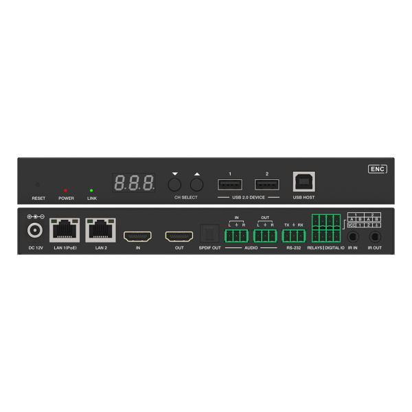 Prestel IPN-4KJ2000PTX-D, передатчик AV over IP 4K60 c поддержкой Dante