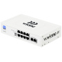 WI-TEK WK-PS310 v2, неуправляемый PoE-коммутатор 10-портовый