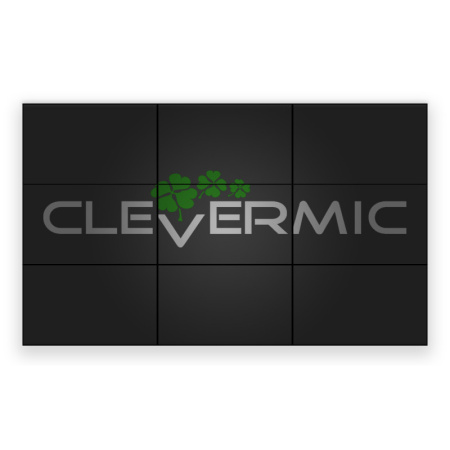 Видеостена 3x3 CleverMic W55-1.8 (FullHD 165") Видеостена 3x3 CleverMic W55-1.8 (FullHD 165")