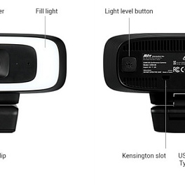 AVer CAM130, USB-камера для компьютера (с микрофоном и подсветкой)