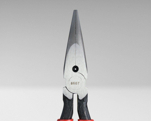 Jonard ELONGNOSE - длинногубцы с отверстием для снятия изоляции 1,3 мм и обжимом втулок 0,8 - 0,9 мм (17 см)