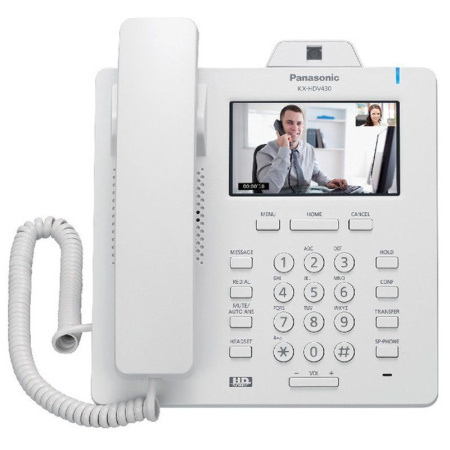 Panasonic KX-HDV430RU, SIP видеотелефон проводной (белый)