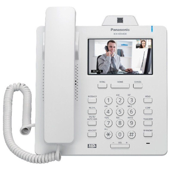 Panasonic KX-HDV430RU, SIP видеотелефон проводной (белый) Panasonic KX-HDV430RU, SIP видеотелефон проводной (белый)