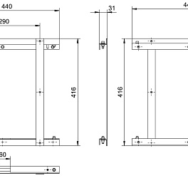 CVGAUDIO WM-SM8B-BL, кронштейн настенный