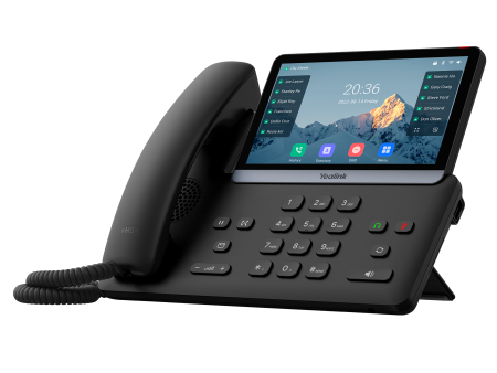 Yealink SIP-T77U, ip-телефон (7" цветной сенсорный экран, 2 порта USB, 16 аккаунтов, BLF,  PoE, GigE, без БП)