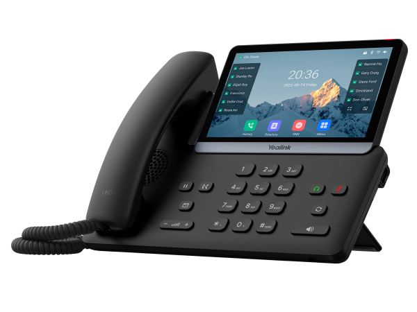 Yealink SIP-T77U, ip-телефон (7" цветной сенсорный экран, 2 порта USB, 16 аккаунтов, BLF,  PoE, GigE, без БП)