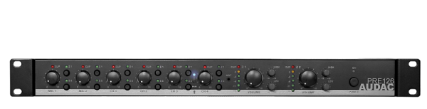 AUDAC PRE126, двухзонный стереофонический матричный микшер-предусилитель AUDAC PRE126, двухзонный стереофонический матричный микшер-предусилитель