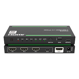 Lideo SW41HC-8K, коммутатор 4x1 HDMI 2.1