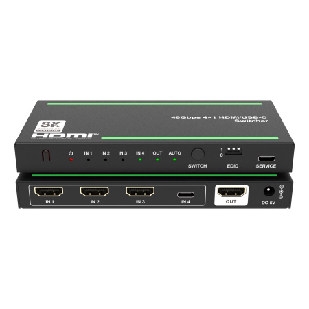 Lideo SW41HC-8K, коммутатор 4x1 HDMI 2.1
