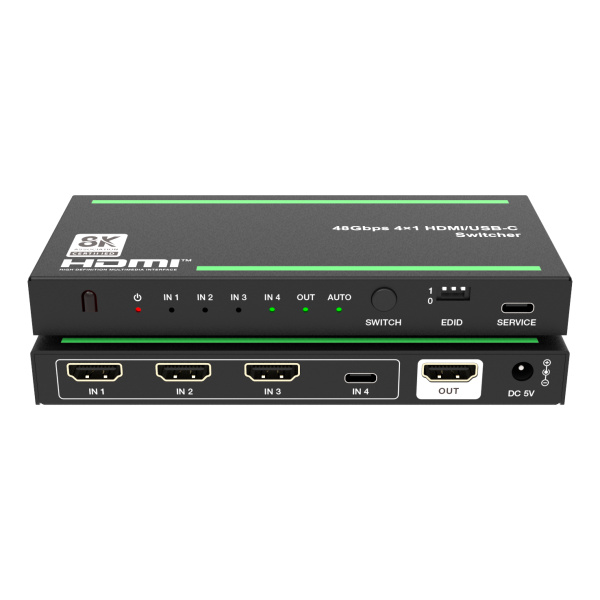 Lideo SW41HC-8K, коммутатор 4x1 HDMI 2.1
