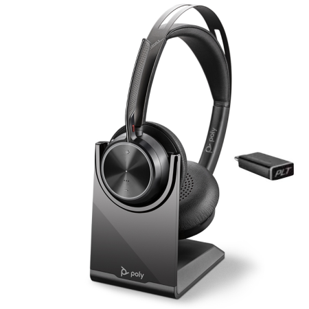 Poly Voyager Focus 2 UC - беспроводная гарнитура для ПК и мобильного телефона (Bluetooth, Hybrid ANC, адаптер BT700 USB-С, зарядная станция) Poly Voyager Focus 2 UC - беспроводная гарнитура для ПК и мобильного телефона (Bluetooth, Hybrid ANC, адаптер BT700 USB-С, зарядная станция)