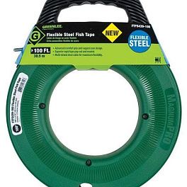 Greenlee FTFS439-100 - УЗК, гибкий стальной трос (30,5 м х 4,8 мм)