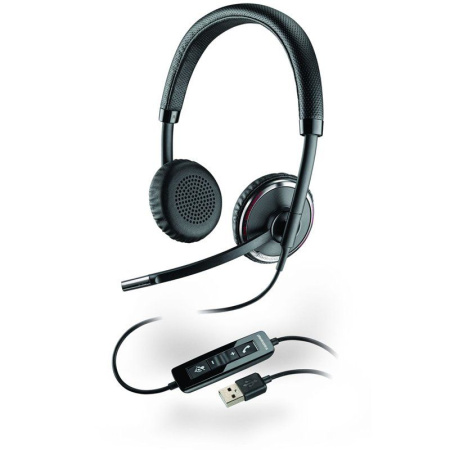 Plantronics BlackWire C520M, проводная гарнитура, USB, MOC, Lync