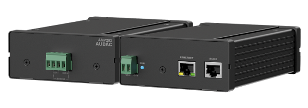 AUDAC AMP203LO, стереофонический микшер-усилитель AUDAC AMP203LO, стереофонический микшер-усилитель