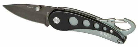 Stanley 0-10-254 - НОЖ "POCKET KNIFE WITH KARABINER" С ВЫДВИЖНЫМ ЛЕЗВИЕМ 175ММ