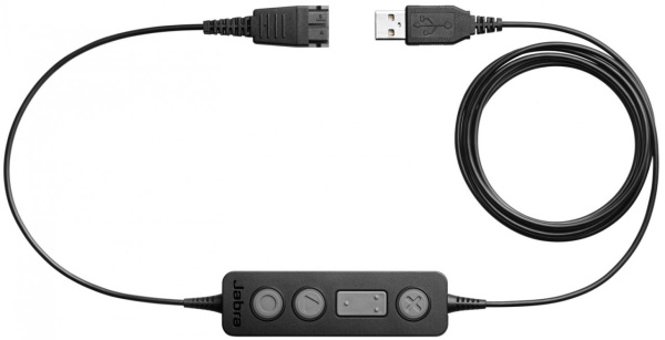 Jabra LINK 260, USB-адаптер для подключения профессиональной гарнитуры (с QD) к компьютеру Jabra LINK 260, USB-адаптер для подключения профессиональной гарнитуры (с QD) к компьютеру