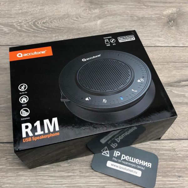 Accutone R1M, спикерфон, PC / Mac, Skype Accutone R1M, спикерфон, PC / Mac, Skype
