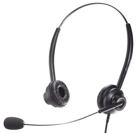 Accutone TB310 DC25, гарнитура с двумя наушниками, разъем 2.5 мм