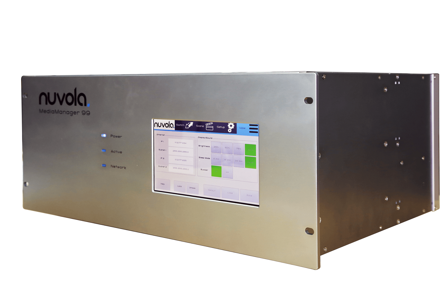 Nuvola MediaManager3636 - Шасси универсального модульного матричного коммутатора на 36 входов / 36 выходов