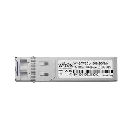 WI-TEK WI-SFP20L-10G-20KM-I, оптический трансивер SFP+ 10G 1310нм 20км