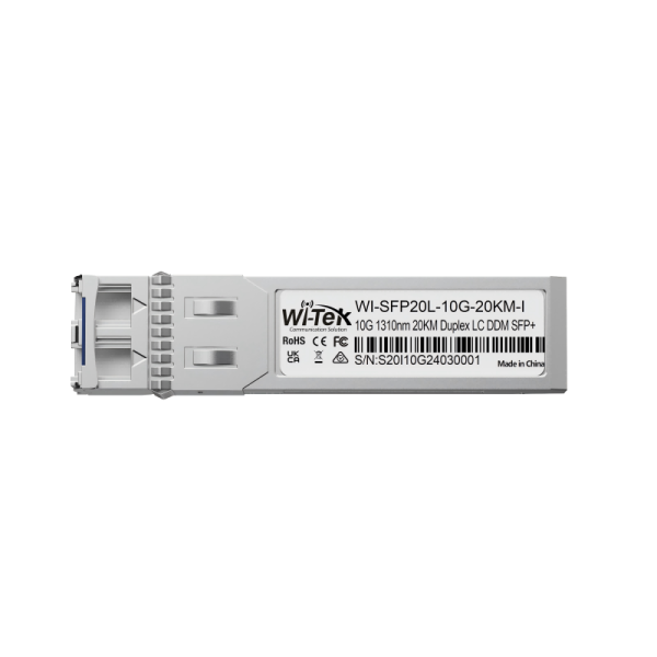 WI-TEK WI-SFP20L-10G-20KM-I, оптический трансивер SFP+ 10G 1310нм 20км