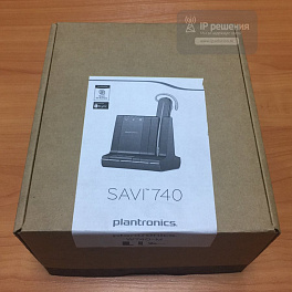 Plantronics W740, Savi (Convertible) — беспроводная (DECT) система для компьютера, мобильного и стационарного телефона
