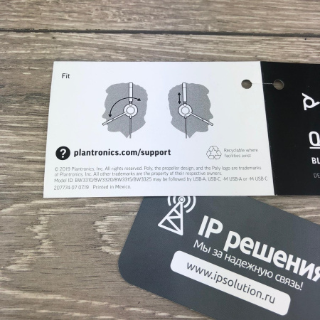 Poly Blackwire 3325 USB-C (213939-01) , проводная гарнитура UC Poly Blackwire 3325 USB-C (213939-01) , проводная гарнитура UC