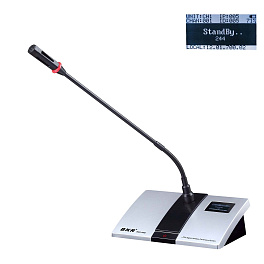 BKR WCS-103D Silver, микрофонный пульт делегата беспроводной