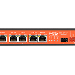 WI-TEK WI-PS306GF-UPS v3, неуправляемый гигабитный коммутатор