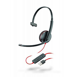 Plantronics BlackWire C3210-A - проводная гарнитура (USB-A)