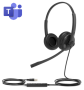 Yealink UH34 Dual Teams, USB стерео гарнитура для MS Teams Yealink UH34 Dual Teams, USB стерео гарнитура для MS Teams
