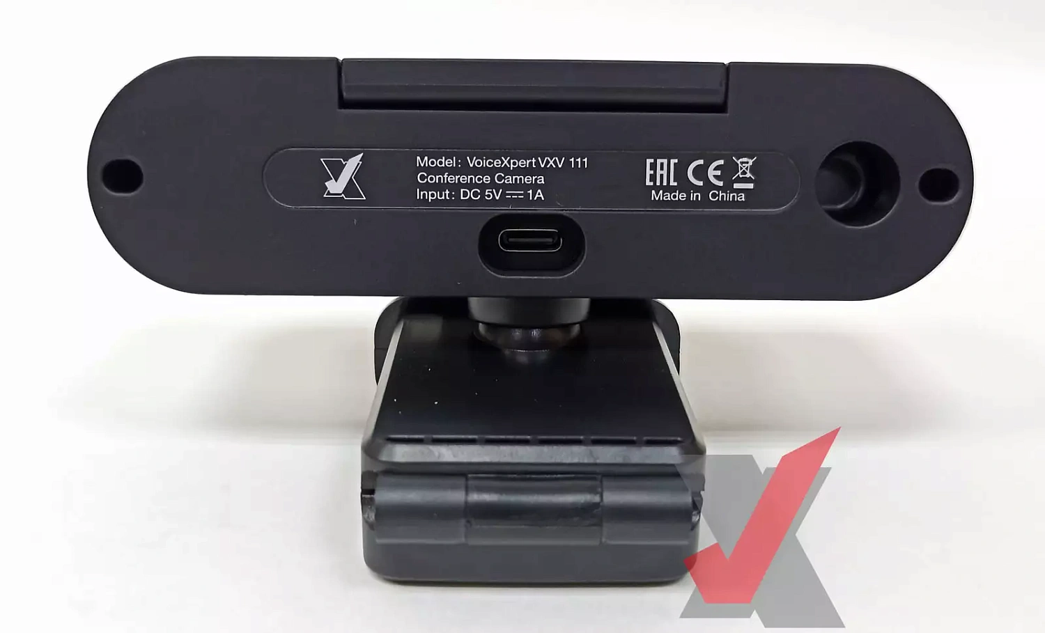 VoiceXpert VXV-111-UMS, веб-камера 2K, обзор 96°, встроенные микрофоны и динамик