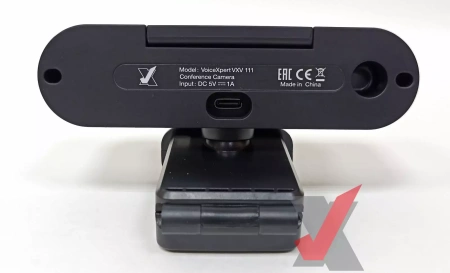VoiceXpert VXV-111-UMS, веб-камера 2K, обзор 96°, встроенные микрофоны и динамик