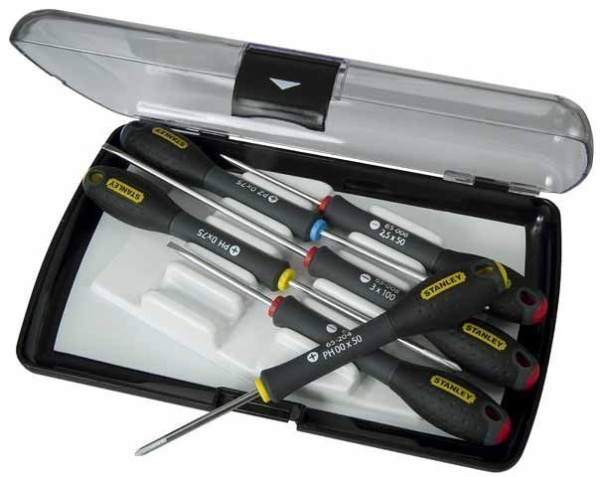 Stanley 0-65-492 - Набор отверток "FatMax" для точной механики (6 шт.) Stanley 0-65-492 - Набор отверток "FatMax" для точной механики (6 шт.)