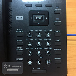 Panasonic KX-HDV100RUB,  SIP телефон проводной (черный)