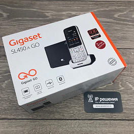 Gigaset SL450A GO RUS SILVER, беспроводной ip телефон