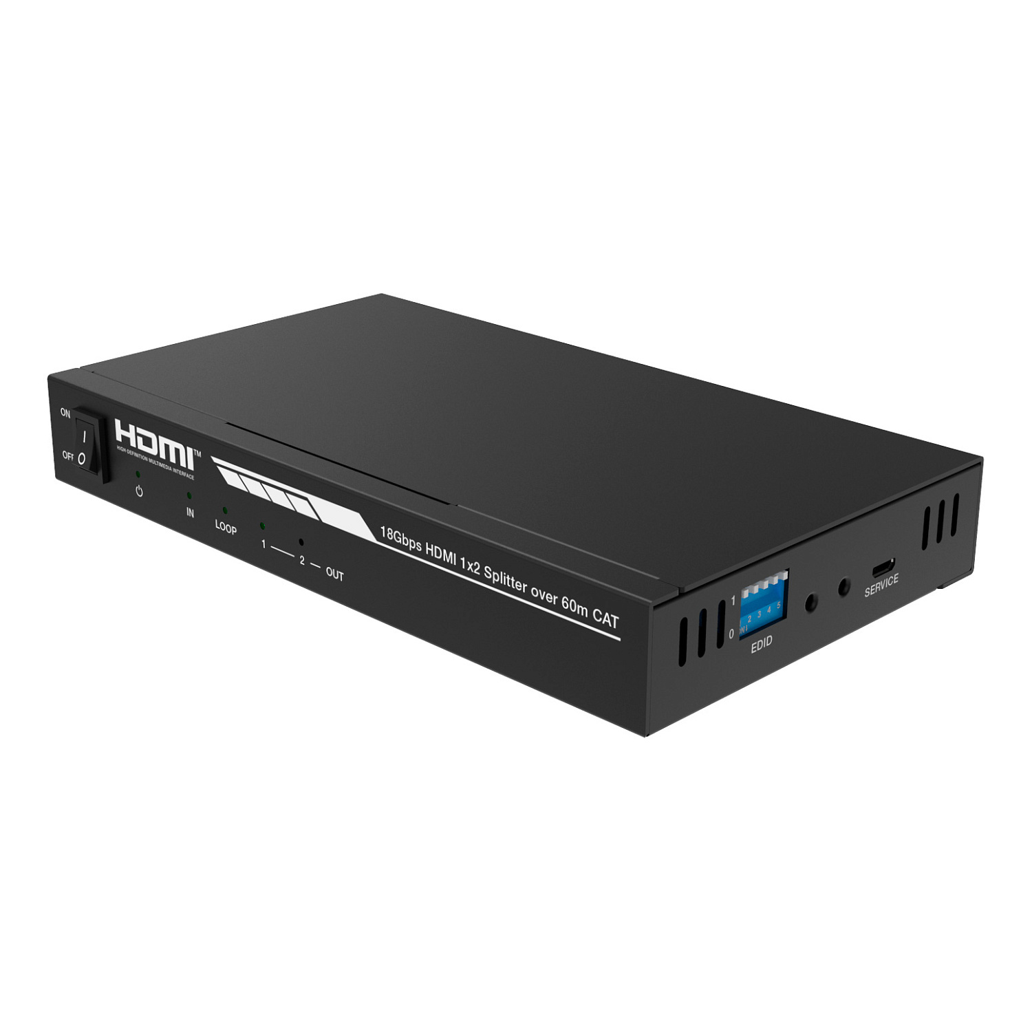 Prestel SP-H2-12T60, набор из сплиттера и приемников HDMI 2.0