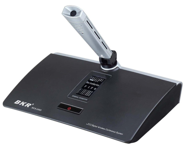 BKR WCS-205D(14), микрофонный пульт делегата беспроводной (микрофон 140 мм)