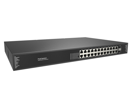 Prestel NS1-24C1-600P-2F1, PoE-коммутатор