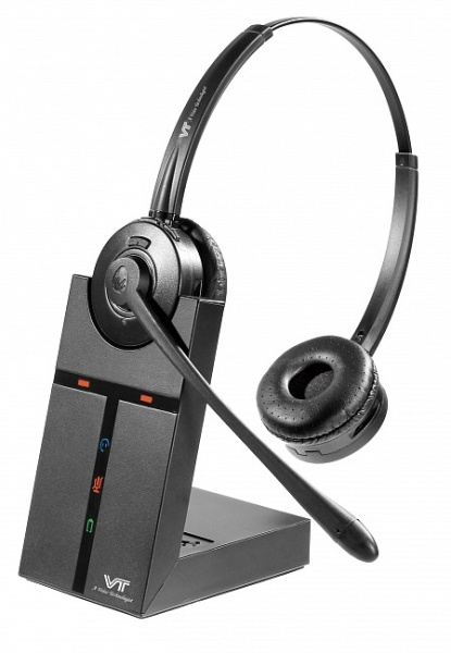 VT VT9000-D, беспроводная бинауральная DECT-гарнитура  VT VT9000-D, беспроводная бинауральная DECT-гарнитура