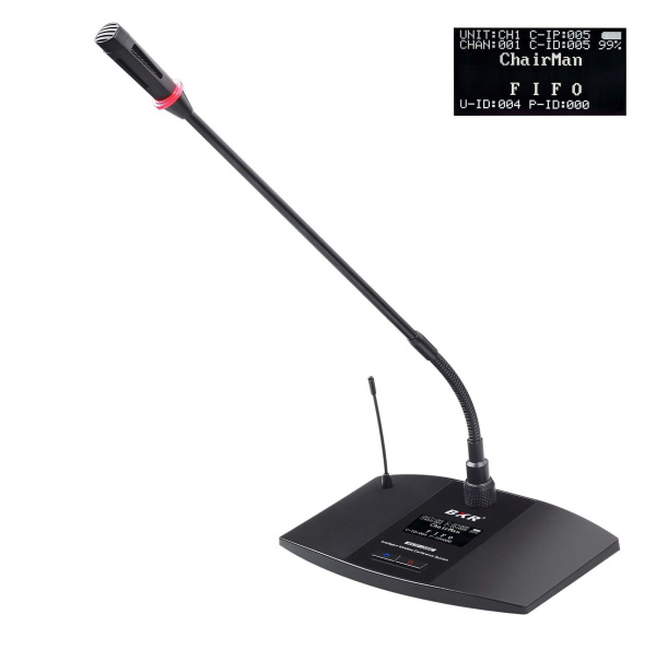 BKR WCS-200C, микрофонный пульт председателя беспроводной