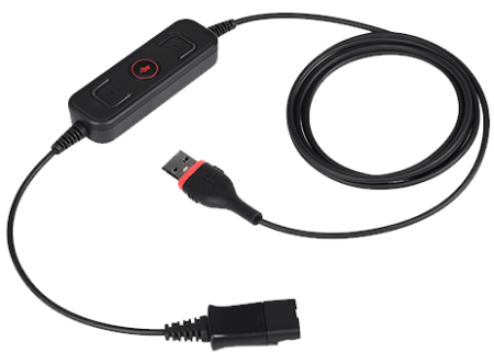 VoiceXpert VXH-A9P шнур-переходник QD на USB-A (QD-Plantronics)