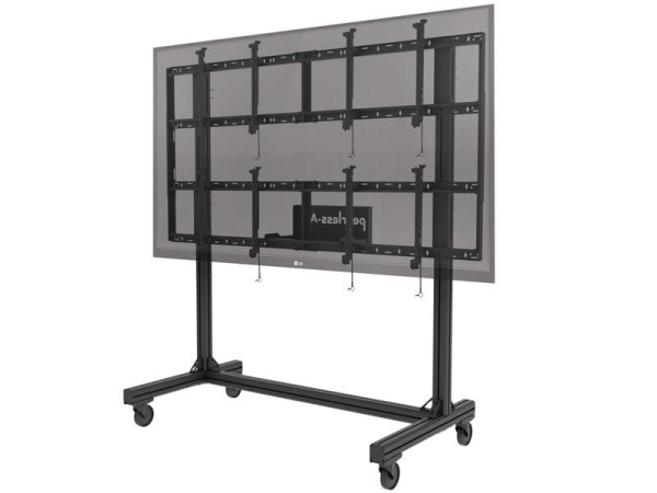 Мобильная стойка для видеостены Peerless-AV DS-C560-2X2 для создания конфигурации 2х2 для 46-60" VESA до 600х400, суммарно до 227 кг.