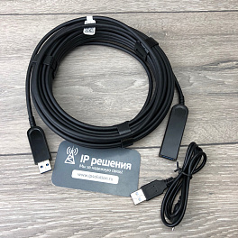 Prestel USB-E3015, оптический гибридный кабель-удлинитель USB3.0 (15 метров)