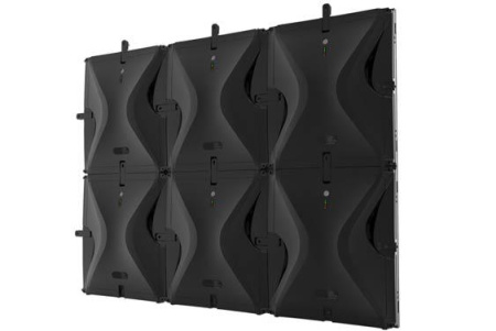 Светодиодный экран, внутреннее применение, малый шаг пикселя 1,2 мм, фронтальный доступ, размер панели 476?535х78 мм