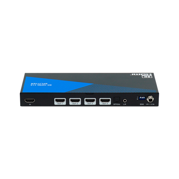 Lideo SP14A-8K, сплиттер HDMI 1x4