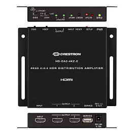 Crestron HD-DA2-4KZ-E, распределительный усилитель hdmi 1:2
