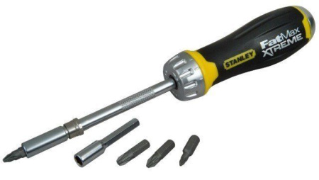 Stanley 0-69-214 - ОТВЕРТКА-ДЕРЖАТЕЛЬ "XTREME MULTI-BIT RATCHET" С ТРЕЩОТКОЙ С 10-ТЬЮ ВСТАВКАМИ Stanley 0-69-214 - ОТВЕРТКА-ДЕРЖАТЕЛЬ "XTREME MULTI-BIT RATCHET" С ТРЕЩОТКОЙ С 10-ТЬЮ ВСТАВКАМИ