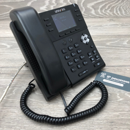 UNIVOIS U3S, IP-телефон, 6 SIP аккаунтов, RJ9 порт, HD Voice, POE, Bluetooth UNIVOIS U3S, IP-телефон, 6 SIP аккаунтов, RJ9 порт, HD Voice, POE, Bluetooth